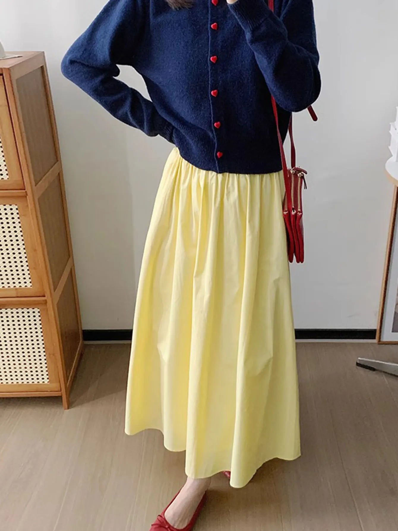 Elastic waist slim pants skirt summer and autumn leisure loose long skirt women's clothing